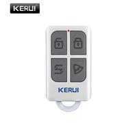 KERUI Portachiavi a 4 pulsanti con telecomando portatile wireless ad alte prestazioni per sistema di allarme di sicurezza domestica WIFI GSM PSTN