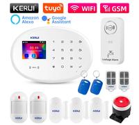 KERUI W202 Sistema di Allarme Per La Sicurezza Antifurto Domestica 433 MHz WiFi GSM Allarme Wireless Tuya Smart House Sensore di Rilevatore di Movimento
