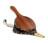 Kerykwan Soffietto per camino, 43,2 x 19,1 cm, grande, in legno, ugello in ghisa, per campeggio, barbecue, barbecue, pompa, barbecue, utensili antincendio, accessori con cinghia per appendere (43,2 x