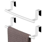 KES Appendi Strofinacci Cucina Bianco Asciugamani Porta Salviette Barra Strofinacci Canovaccio 2 Pack, KTH500S26-WH-P2