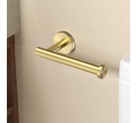 KES Porta Rotolo Carta Igienica da Parete Porta Carta Igienica Bagno Acciaio INOX SUS304 Oro Spazzolato, A2175S12-BZ