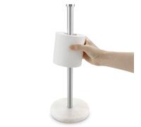 KES Portarotolo di carta igienica autoportante da bagno con base in marmo per 3 rotoli in acciaio inox finitura spazzolata, BPS202S39-2