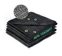 Kesfitt Telo ombreggiante da giardino al 40%, resistente, 3 x 6 m, con materiale HDPE e occhielli rinforzati, trappola per serre, piante, pergole e parasole per patio