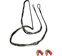 KESHES Dacron Bow String Replacement for Traditional And Recurve Bow - Black Replacement Bowstring of 12,14,16 Strands - all Length Sizes from 44"-68" Archery (54" Amo, 16 Strands)