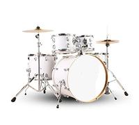 Keshuo Drum Kit Per Adulti Universali 5 Tamburi 2/3/4 Pratiche Di Piante Junior Set batteria (Color : 04, Size : 5 drums 2 cymbals)