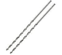 Kesiku Punte elicoidali extra lunghe HSS da 5 mm per metallo, lunghezza 300 mm, 2 pezzi