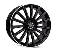Keskin KT18 8.5JX19 5/112 ET30 72.6 - Cerchio in lega lucidata, colore: Nero opaco