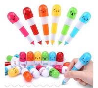 Kesote 20 Mini Penne a Sfera a Forma di Capsula Biro Retrattile di Inchoistro Blu Penna a Sfera per Studente, Insegnante o Impiegato