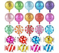 Kesote 23 Pz Palloncini Caramelle Compleanno Bambini Lecca Lecca Gigante Gonfia Kit Palloncini Elio Addobbi Battesimo Matrimonio Festa