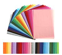 Kesote 300 Fogli di Carta Velina Colorata di 30 Colori Carta di Velina da Imballaggio Carta Riutilizzabile per Confezioni Regalo Riempitivi per Scatole, 20 X 29CM