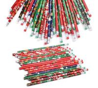 Kesote 36 Pezzi Matite Natalizie per Bambini, Gadget Natalizi per Bambini con Disegni Diversi di Regali Natale Regali di Natale Economici