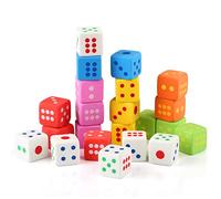 Kesote Gomma per Cancellare Matita Gomma a Forma di Dado Gomma da Cancellare di Multicolore Regalino per Bambini, Set di 24