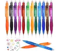 Kesote Penne Cancellabili 12 Pcs Penna Cancellabile Penne Gel Colorate per Scuola Elementare Studenti Bambini e Adulti Punta Bullet 0,5 mm