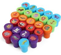 Kesote Timbri per bambini, set di timbri per bambini, con animali, 26, autoinchiostrante, regalo di compleanno per bambini, regalo di compleanno