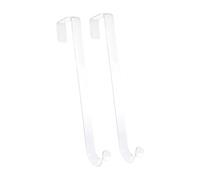 KESOTO 2 ganci per ghirlande, robusti e leggeri supporti per ghirlande pasquali, ganci antigraffio sopra le porte per decorazioni domestiche, 12inch