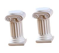 KESOTO 2X Statue Romane Statue Romane Sculture in Resina per Interni Ed Esterni, Style C