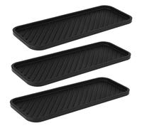 KESOTO 3 Tappetini Scolapiatti, Vassoio Dell'acqua, Sottobicchiere, Tovaglietta, Porta Sapone E Spugna, Vassoio Portaoggetti Da Cucina