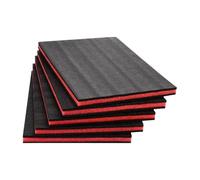 KESOTO 5 inserti in schiuma per cassetta degli attrezzi, fogli di schiuma, facili da usare, riutilizzabili, antiurto, per cassetti, tavoli e armadietti in, 46 Cm X 30 Cm X 5 Cm