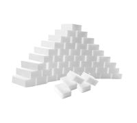 KESOTO 50 Pezzi Spugne Magiche Gomme per La Pulizia Spugnette Multiuso in Melamina Non Graffianti Adatte per Stoviglie Piani Cottura E Vetri 10cmx6cmx2cm