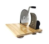 KESOTO Affettatrice per Pane Affettatore per Alimenti Taglia Pane in Cassetta Utensile Da Cucina con Manovella per Un Uso Semplice E Base Antiscivolo a Vent, Argento