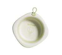 KESOTO Bacinella Pieghevole Lavabo Vaschetta Portatile Bambini Materiale Leggero PP TPE con Gancio Appendibile Adatta a Lavaggio Viso Neonati Viaggi Uso Dome, Verde