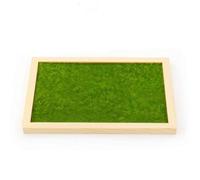 KESOTO Base Paesaggio Miniatura Base Diorama Piattaforma Espositiva Supporto Modello in Legno Schiuma Prato Realistico con Superficie Adatta per Plastici, Base Per Diorama C - 30x20cm