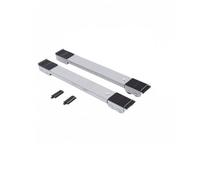 KESOTO Carrello per Mobili Universale Cuscinetti Antiscivolo Neri, Base Carrello con Ruote, Stabile, Base Estensibile, per Casa, Grigio