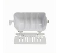 KESOTO Contenitore Ghiaccio Cubetti Vassoio Cassetto Accessorio in Plastica con Inserto a Larghezza Interna 130mm E Slot Frontali Adatto a Cucina Congelatore Bar Domestico Ufficio Campeggio