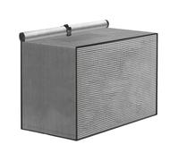 KESOTO Copertura per condizionatore d'aria esterno per unità esterne, copertura impermeabile, tessuto universale per casa, appartamento, estate, Nero