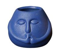 KESOTO Creativa con Design dei Cartoni Animati, Piccola Pentola in Ceramica per La Decorazione della Casa, Blu