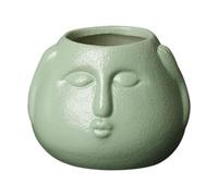 KESOTO Creativa con Design dei Cartoni Animati, Piccola Pentola in Ceramica per La Decorazione della Casa, Verde