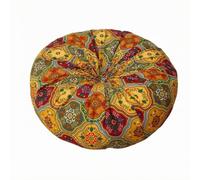 KESOTO Cuscino a Forma di Frutta | Sezioni Cucite, Cuscino a Forma di Zucca, Resistente, per Spazi Tatami, Angolo Lettura, Meditazione, Giallo, 40x40cm