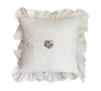 KESOTO Cuscino Decorativo per la casa, Stile Boho Chic Francese, con Volant in Pizzo, per Divano, Poltrona da Soggiorno, Piazza
