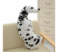 KESOTO Cuscino Decorativo Realistico Cane 3D con Tessuto Soffice E Cerniera Imbottitura in Cotone PP Elastica Funzione Arredo E Coccole Adatto per Famiglia Amici Festa, Dalmatian, 90 Cm