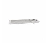 KESOTO Draining Rack con Funzione di Lavaggio Bicchieri Ad Alta Pressione Drenaggio Diretto Nel Lavandino Vassoio Antigoccia Design Resistente in Acciaio Inox Adatto a Famiglie Professionisti, 6320