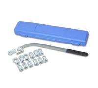 KESOTO Engine Timing Adjuster Set Strumento Tendicinghia Puleggia Kit di Regolazione Cinghia con Manico Curvo Ergonomico Acciaio Cromo Vanadio Custodia