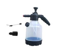 KESOTO Foam Sprayer Portatile Automatico Car Wash con Doppio Ugello Orientabile Flacone a Pressione con Manico Ergonomico Funzione Schiuma Adatto a Lav, Bianco Traslucido