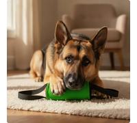 KESOTO Giocattolo Interattivo per Cani Gioco Tira E Molla Addestramento Masticazione in Tessuto Testurizzato con Maniglie Rinforzate Leggero E Portatile, Arancione