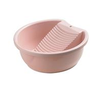 KESOTO Lavabo Lavatoio Lavabo Lavatoio Vaschetta con Tavola per Lavaggio Indumenti Bordo Allargato Anti-scivolo Materiale Solido Adatto per Casa Esterni Giar, rosa