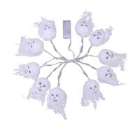 KESOTO Luci Festive a Teschio per Halloween Decorazione Casa Interna con LED Adatte per Sala da Pranzo Camera da Letto Giardino, Luci Calde