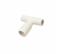 KESOTO Manico per di Ricambio Impugnatura per Attrezzi da Giardino per Rastrello per Badile Impugnatura Ergonomica, Bianco, Testa A T Corta Con Diametro Interno Di 33mm