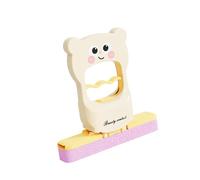 KESOTO Mini Mop Pieghevole da Scrivania Pulitore Portatile in Spugna con Manico PP Autospremente Assorbente Adatto a Pulizia Vetri Tavoli Bagno, Beige