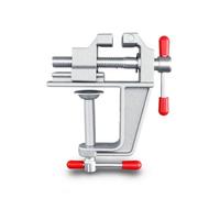 KESOTO Mini Morsa da Alluminio Morsa da Tavolo Morsa per Hobbistica Morsa per Lavori di Precisione Vite Spessa con Bloccaggio, Morsa Da Tavolo In Alluminio Pressofuso YB26187 Confezionata In Busta