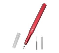 KESOTO Model Scriber Scalpello Incisione Linea Modellismo Utensile Ergonomico Antiscivolo Resistente Usura con Protezione Adatto per Modellismo Hobby, Rosso