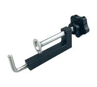 KESOTO Morsetto universale per guida, morsetto a G fisso, facile installazione, resistente, piccolo, per utensili da falegnameria, da banco per seghe, Nero