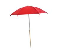 KESOTO Ombrellone per Piante, ombreggiante con picchetto di bambù, ombrellone di Protezione Solare per Piante e ortaggi da Esterno, Rosso