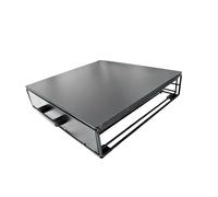 KESOTO Porta Capsule caffè Organizzatore Metallo Vassoio Porta Cialde Cassetto Scorrevole Supporto Compatto per Piano Cucina Adatto a Regalo Uso Domestico 33