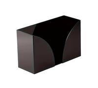 KESOTO Porta Tovaglioli Acrilico Dispenser Carta Organizer Tovaglioli Portatovaglioli Verticale Materiale Acrilico Durevole Semplice Da Lavare, Nero