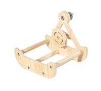 KESOTO Posatoio in Legno per pappagalli, Supporto da Gioco per pappagalli, posatoio Leggero e Originale per Piccoli Uccelli da Masticare, Ideale per