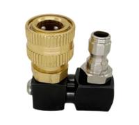 KESOTO Raccordo Girevole per idropulitrice, Adattatore per idropulitrice a sgancio rapido da 1/4", Rotazione di 360 Gradi, Testa in Alluminio Nero